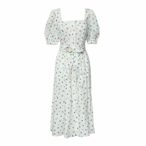 Sell Kate Spade New York Dainty Bloom Poplin Dress - White